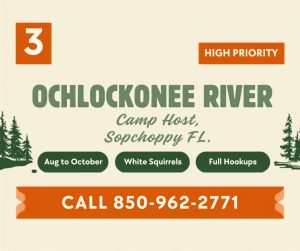 Ochlokonee River State Park Workamping