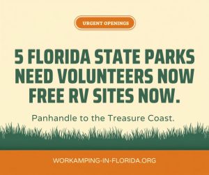 Five Florida State Parks Need Volunteers Right Now